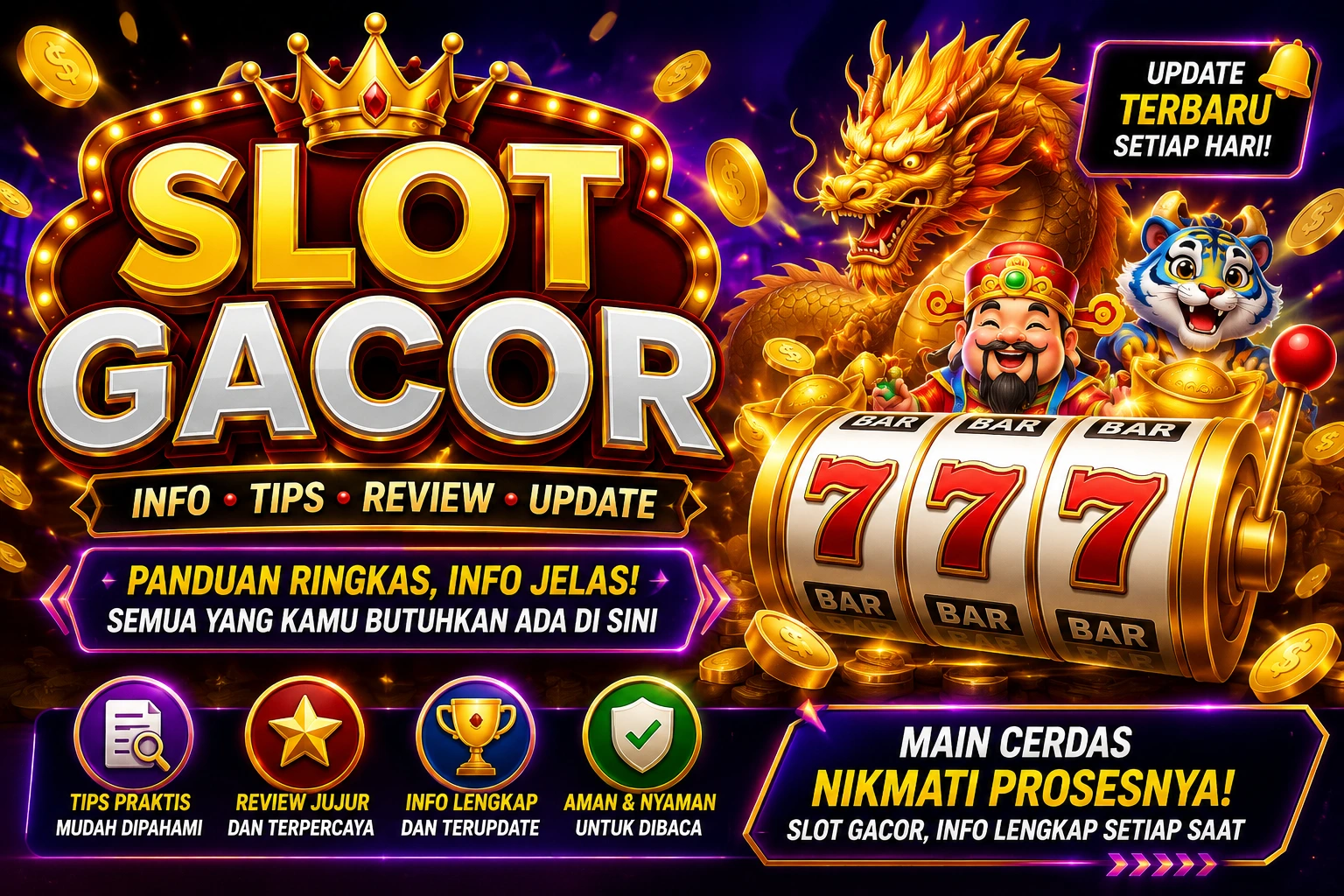 Banner Slot Gacor portal tips review dan panduan game terbaru