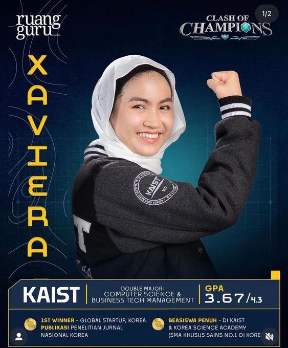 Kisah Inspiratif Xaviera Putri, Peserta CoC dengan Ingatan Super